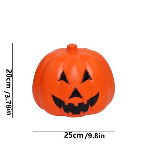 Luminous Halloween Jack-O-Lantern Glowing Pumpkin Lamp Pumpkin Lantern Outdoor - Picture 4 of 12