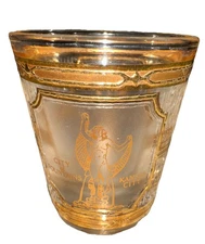 Culver’s 22k Gold Trim City Of Fountains Kansas City 2 Inches Shot Glass Vintage