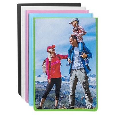 5 Stück Magnetischer Bilderrahmen, 7 x 5,3'' mit klarem Schutzbeutel, Multicolor