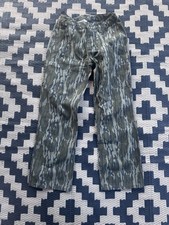Carhartt Youth Camo Pants Green Size 12 Adjustable Waist Pre Owned 100 Cotton