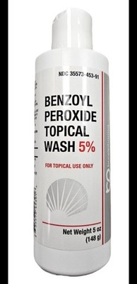 burelpharma BENZOYL PEROXIDE 5% Acne WASH 5oz --
