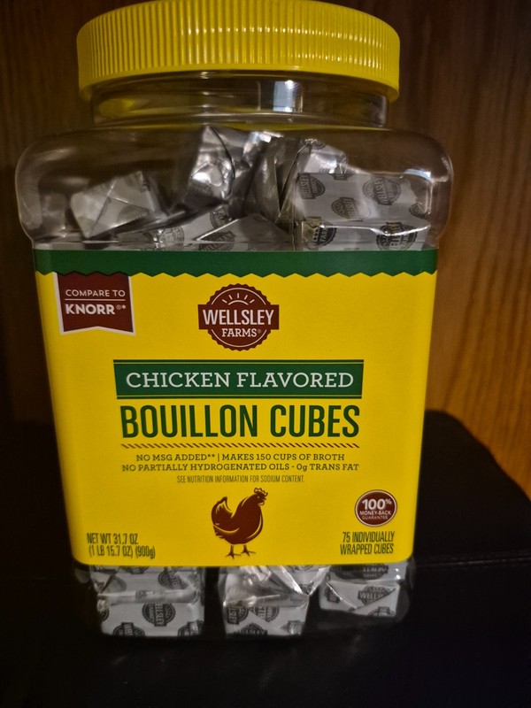 chicken flavor bouillon cubes 70 tablets