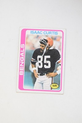 1978 TOPPS FOOTBALL #185 ISSAC CURTIS. CINCINNATI BENGALS. NM