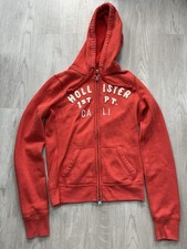 Hollister zip Hoodie womens size S UK 8-10 California Logo Casual