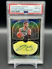2019-20 Panini Obsidian - Galaxy Autographs Jayson Tatum /10 #GA-JTT PSA 10 💎