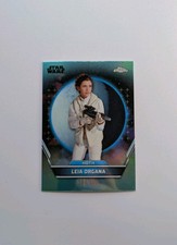 2024 Topps Star Wars Hyperspace Leia Organa /199 Aqua Refractor