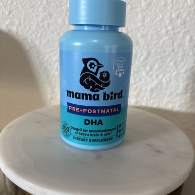 MAMA BIRD PRE + POST Natal Vitamins DHA FRESH 500mg of DHA 60 softgels pregnancy