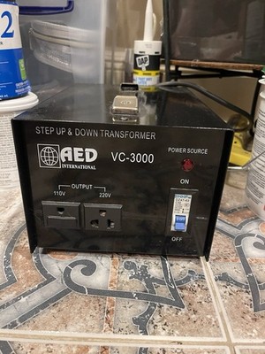 AED International VC-3000 Step Up & Down Transformer.