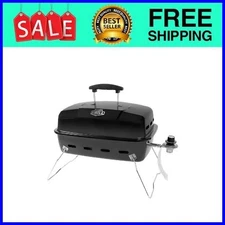 Expert Grill 17.5" Portable Tabletop Grill with Propane Gas & Removable Lid
