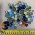 Vintage Glass Marbles Job Lot 500g Mixed Colours Various Sizes -21