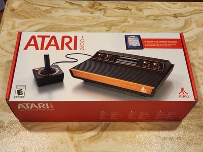 Atari 2600+ Plus HDMI Console, 10 in 1 Game Cart, 1 Joystick, Complete 
