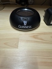 Guiness Surger Plate With UK Plug.  Black