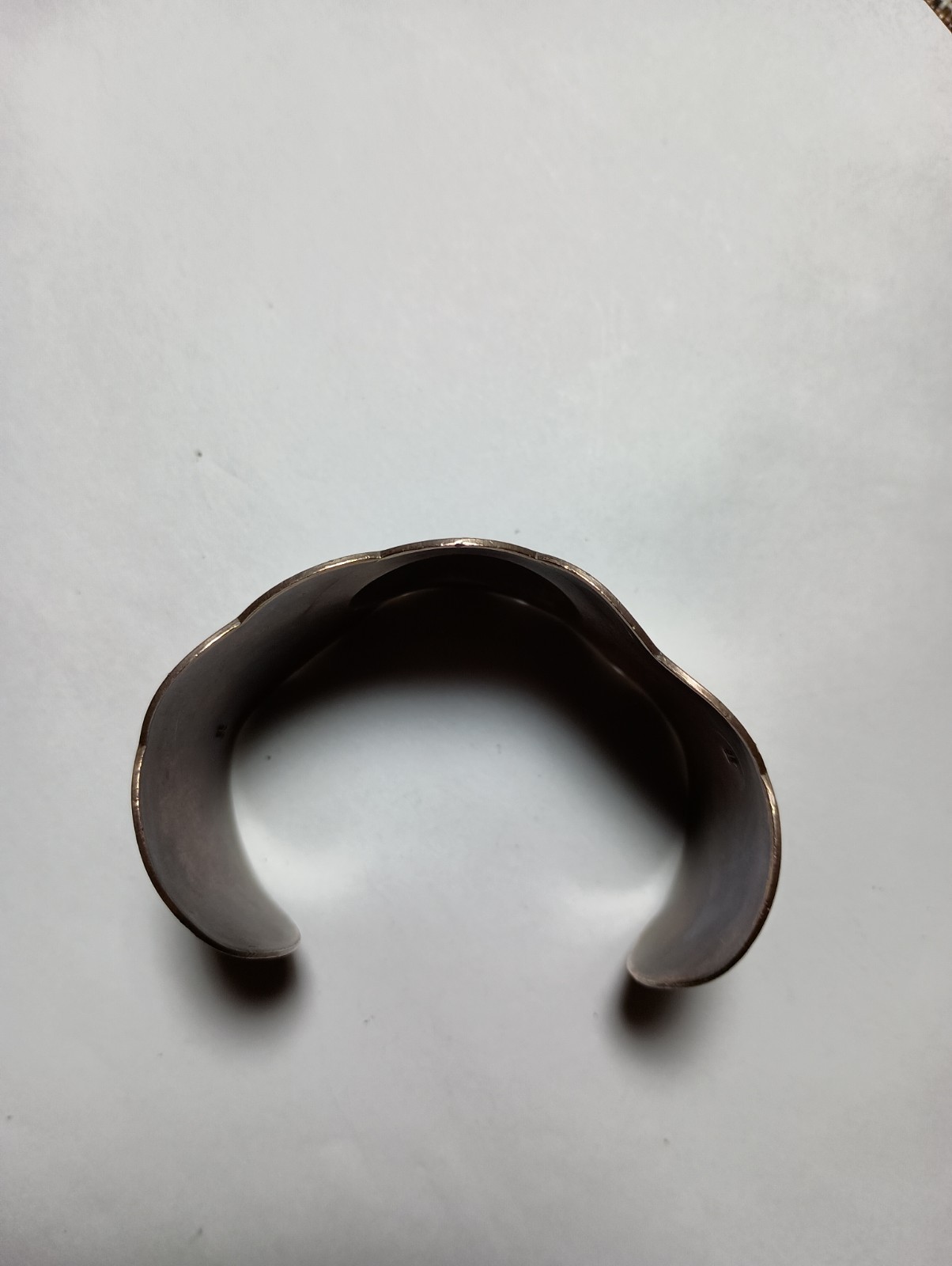 Vintage Solid Copper Native American Storyteller … - image 3