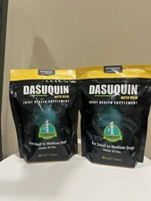 X2 Dasuquin MSM Joint Health Supplement Soft Chews for S/M Dogs 84ct EXP 07/26+