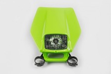 Mascherina Faro Frontale Alogena Ghibli Lampada Fanale Enduro Sumo Moto per Kawa