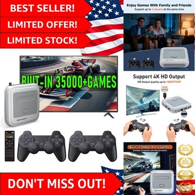 Ultimate Super Console X: Built-in 35,000+ Games & Wireless Play for Families