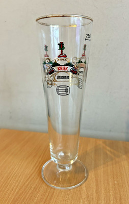 Linesman s Belgium Obst Bier Kriek Framboise Pechesse Tall Getränke Glas