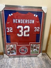 New England Patriots TreVeyon Henderson Autographed Authentic NikeJerseySWAUCert