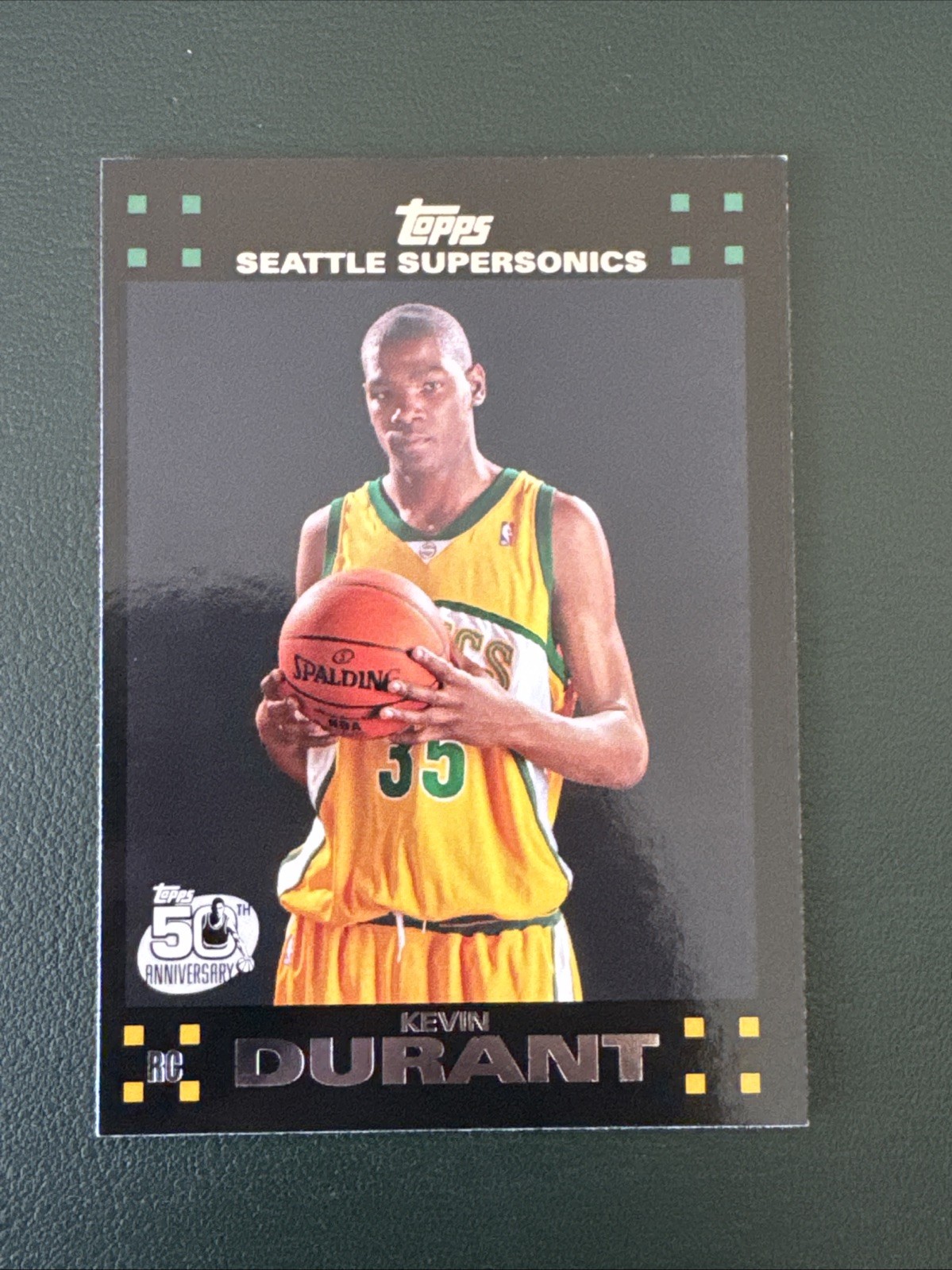 Topps 2007-08 Kevin Durant Seattle SuperSonics #112 Rookie Basketball Card