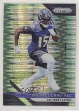 2018 Panini Prizm Neon Green Pulsar Prizm Michael Crabtree #187 n1u