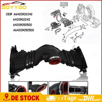 6420902242 5 Pins Lufteinlasskanal Schlauch für Mercedes-Benz C-Klasse W204 W212