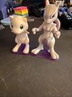 Lot of 2- Mew And Mewtwo Burger King Pokemon Toys Vintage Action Figures 1999