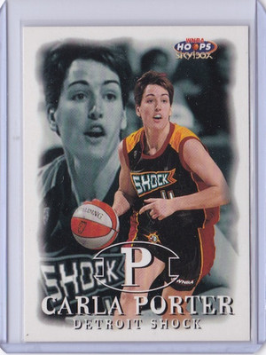 1999 WNBA Hoops Skybox #49 CARLA PORTER DETROIT SHOCK IDB1.16