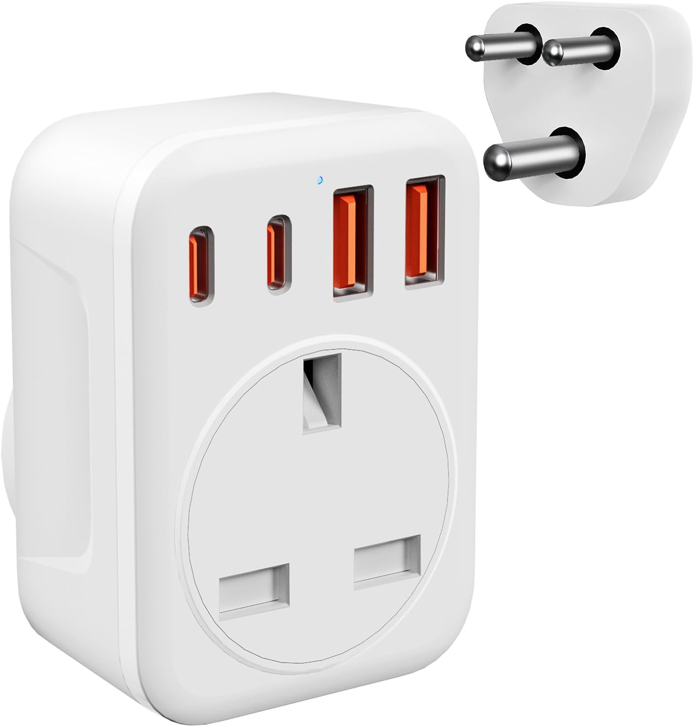 UK to South Africa Plug Adapter, 5 in 1 Type M SA Travel Power Adapter Converter