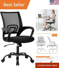 Modern Adjustable Gaming and Office Chair with Breathable Mesh Back  Armrests