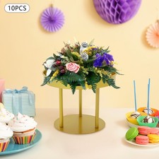 10Pcs Circular Flower Stands Wedding Flower Stand Table Flower Rack Decoration