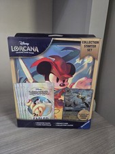 Disney Lorcana Fabled Collection Starter Set Glimmer Foil Promo Booster NEW