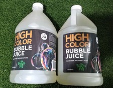 Lot 2 Froggy's Fog High Color Bubble Juice, Strong, Long-Lasting Bubble Solution