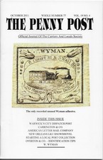 THE PENNY POST - VOLUME 19   NO. 4   OCTOBER 2011