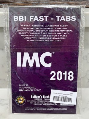 BBI FAST TABS IMC 2018 TABS ONLY NEW IN PLASTIC