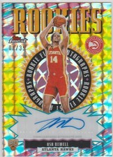 Asa Newell 2025-26 Topps Finest Rookie Yellow Geometric Refractor (06/35) RC