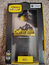 Original Black OtterBox Defender Series Case Moto Z Force No Belt Clip/Holster