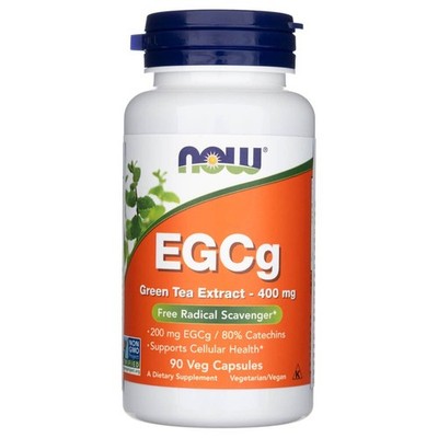 NOW Foods EGCg Green Tea Grüntee Extrakt 400 mg 90 veg. Kapseln Zellgesundheit