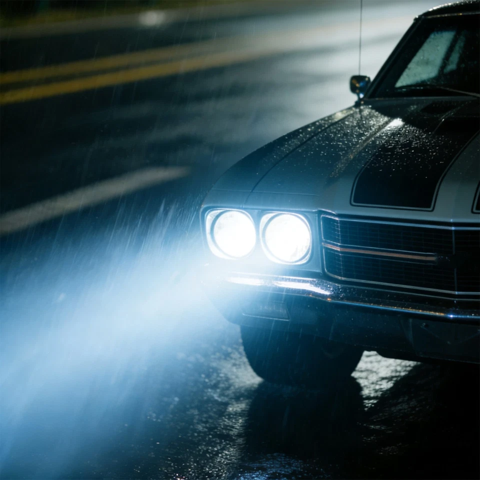 For Chevrolet Corvette 1958-1978 1980-1982 5.75" LED Headlights w/DRL Hi/Lo Beam - Image 3 of 4