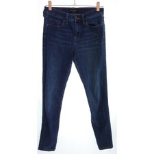 Banana Republic Blue Denim Jeans Size 26 Womens 2 Skinny Fit Mid Rise Dark Wash