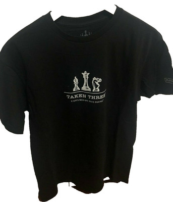 Black Soft Top Casual Chess Basic Inner Summer  T Shirts Top US Men Size M NEW