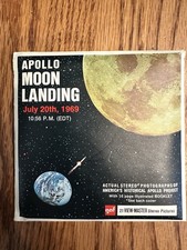 VTG APOLLO MOON LANDING VIEW MASTER REEL SET Booklet. July 20, 1969 - EX