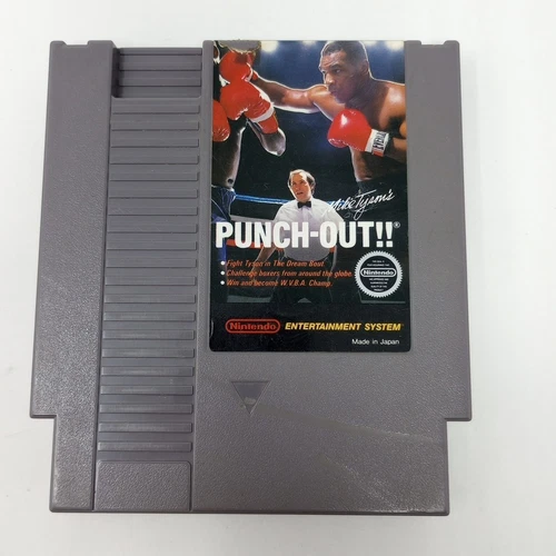 Mike Tyson's Punch-Out (White Bullet Points) (Nintendo) NES Cartridge Only