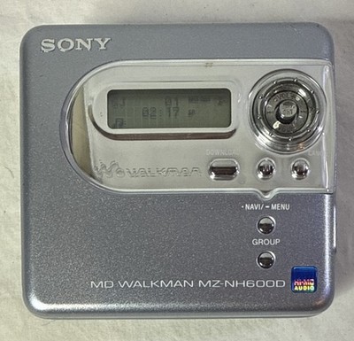 Sony MZ-NH600D MiniDisc Hi-MD Walkman Portable Player Recorder
