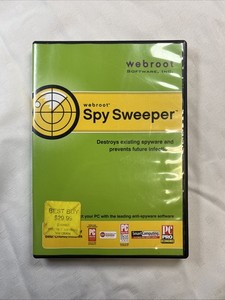 Webroot Software, Spy Sweeper, Windows, 2003-2007 (CD-Rom, With Code)