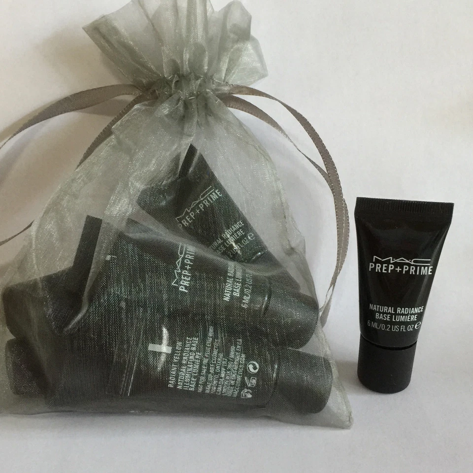 10 MAC Prep and Prime .2oz Natural Radiance Base Luminere w Bag NEW - Image 2 of 2