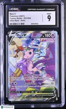 2021 Pokemon Fusion Strike Alternate Full Art Ultra Rare Mew V 251/264 CGC 9