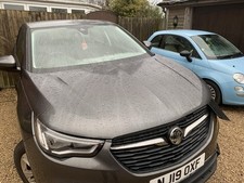 2019 Vauxhall Grandland x Bonnet - EVLC Grey Paint Code - Damaged