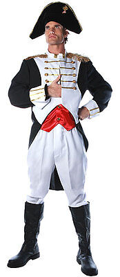 Mens Napoleon Bonaparte Army France Emperor Admiral Fancy Dress Costume