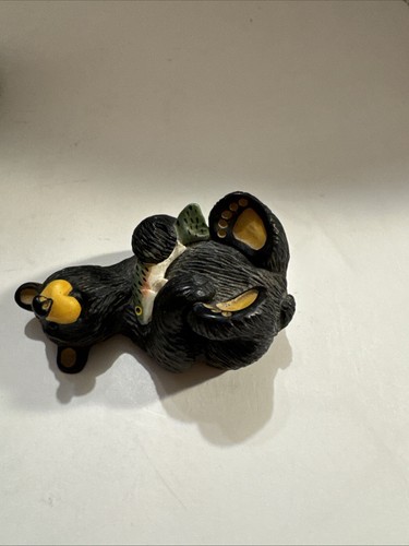 Lot Of 2 Bearfoots Bear Big Sky Carvers Bear Figures Handy And Fuzz E5 - Picture 4 of 13