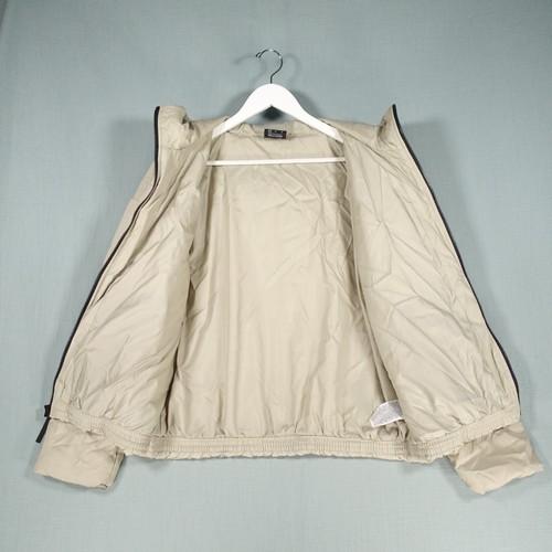 Nike Puffer Jacket Womens Beige Black Therma Fit Repel Hooded Swoosh Coat - Picture 15 of 20